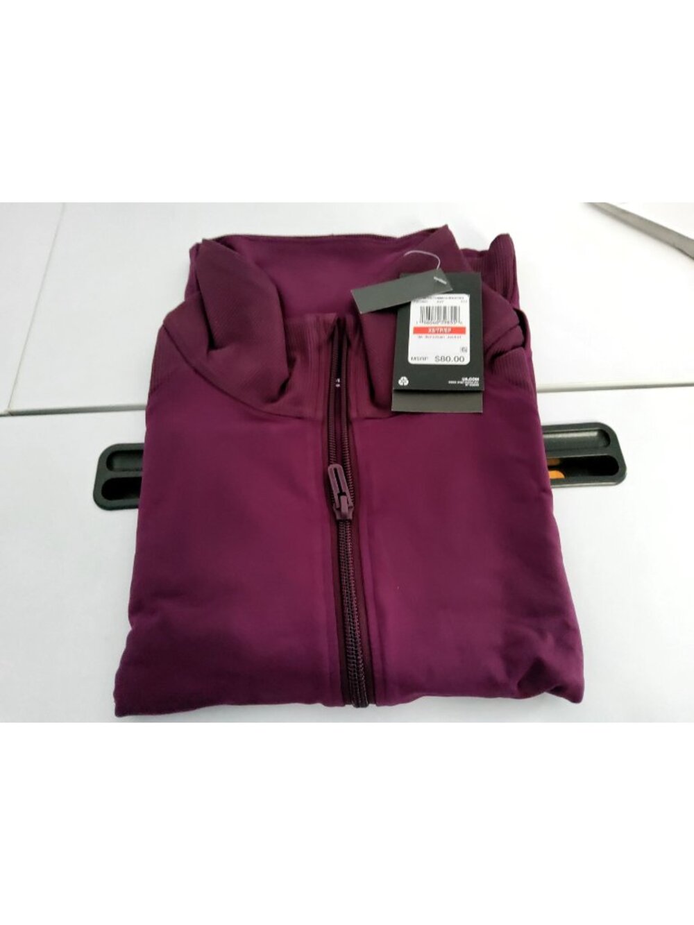 Under Armour Womens UA Meridian Fitted Jacket XS Plum Purple Polyester Blend